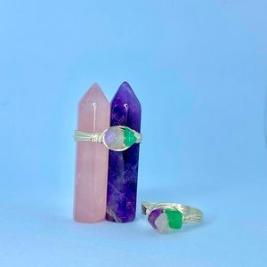 3 Stone Healing Ring